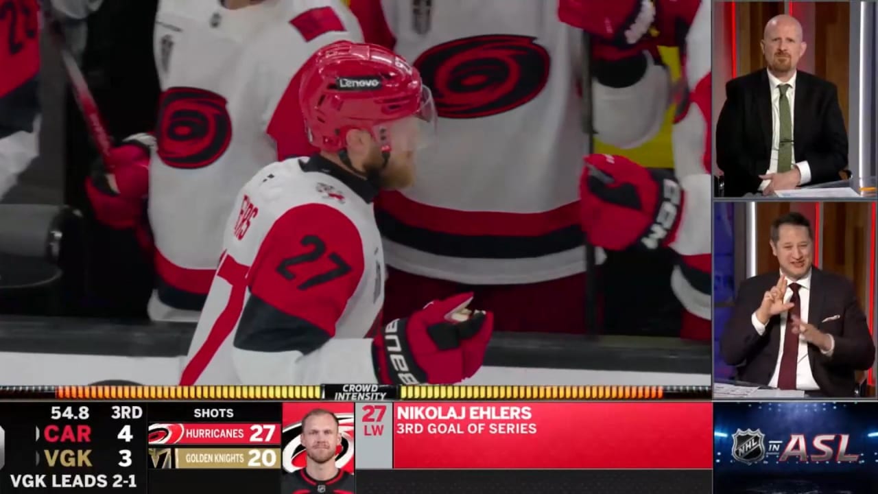 Ehlers strikes on the empty net (ASL Cast)