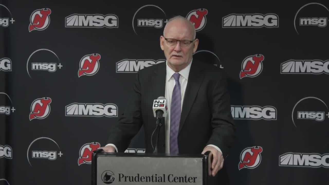 New jersey cheap devils press conference