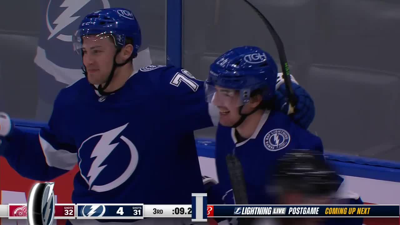 Eyssimont scores goal Tampa Bay Lightning