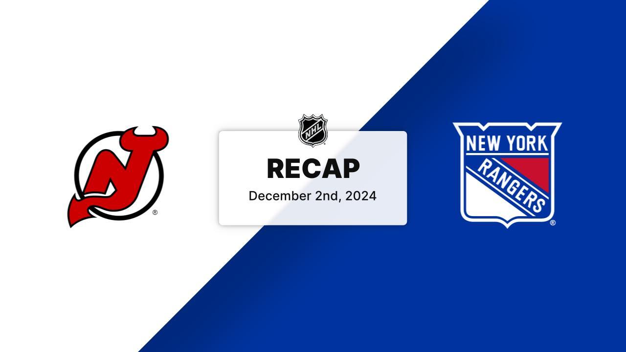 New york rangers vs new jersey devils highlights online