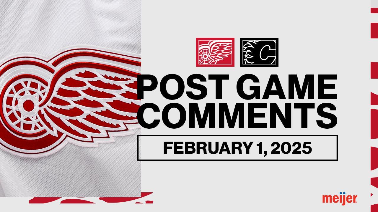 Meijer Postgame Comments 02/01/25 | Detroit Red Wings