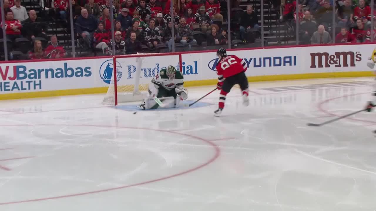 Gustavsson's save on Hughes | NHL.com