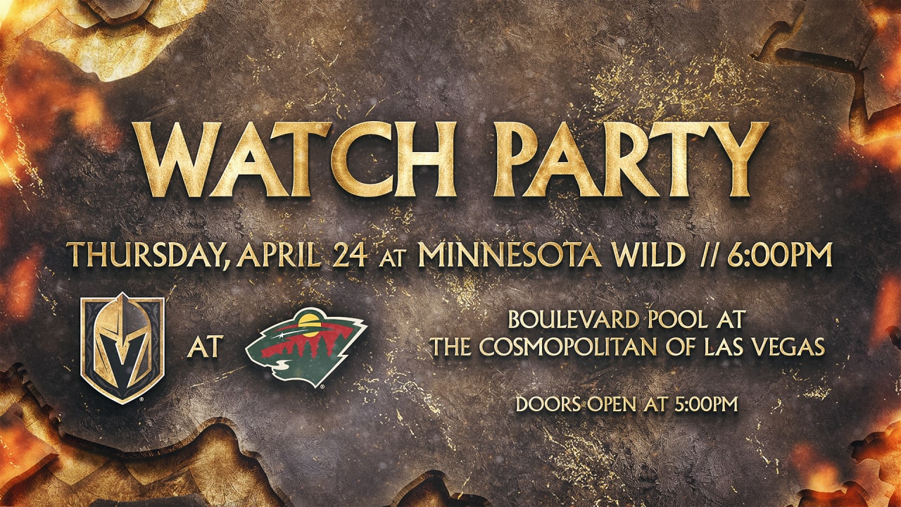 VGK Announce Official Watch Party Locations for Games 3 & 4