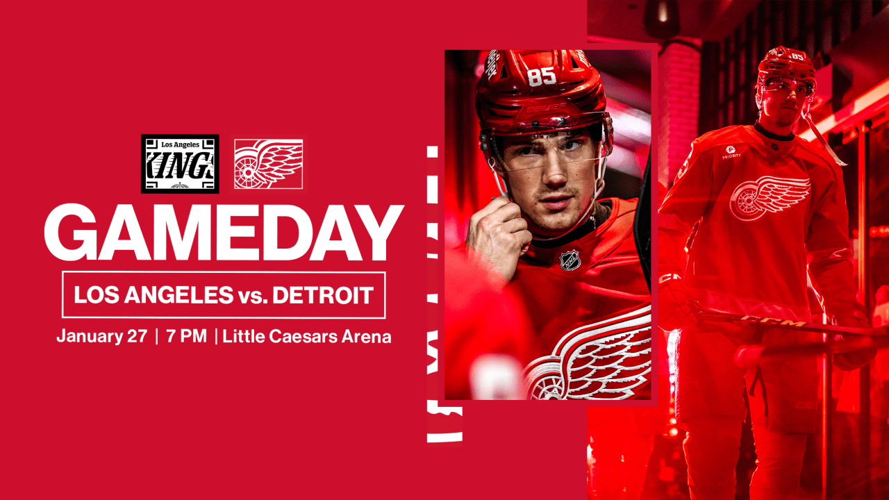 PREVIEW: Red Wings square off with Kings in homestand finale on Monday | Detroit Red Wings