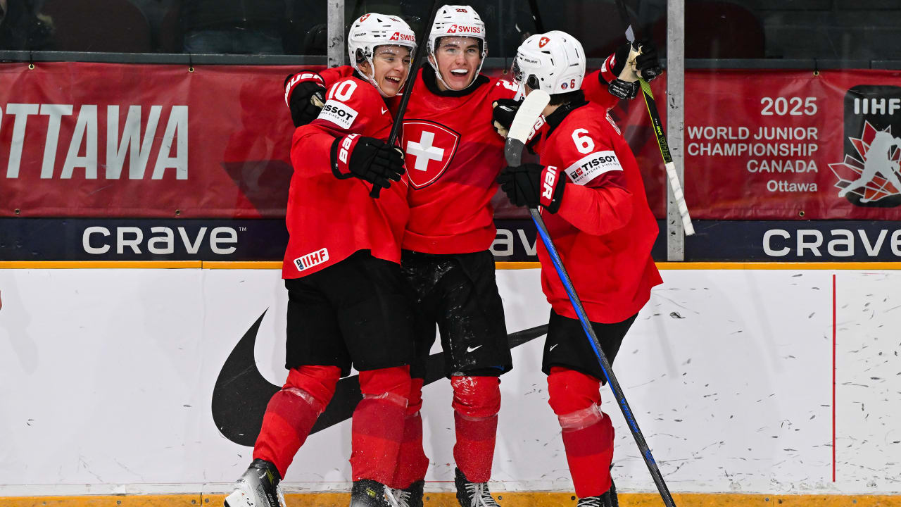 World Junior Championship roundup: Switzerland defeats Kazakhstan, advances to quarterfinals | NHL.com