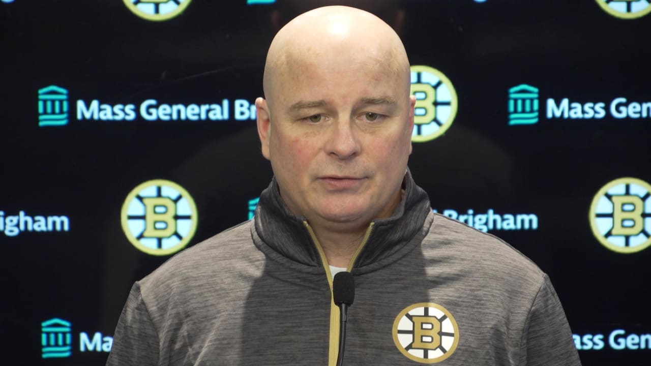 Press Room: Jim Montgomery | Boston Bruins