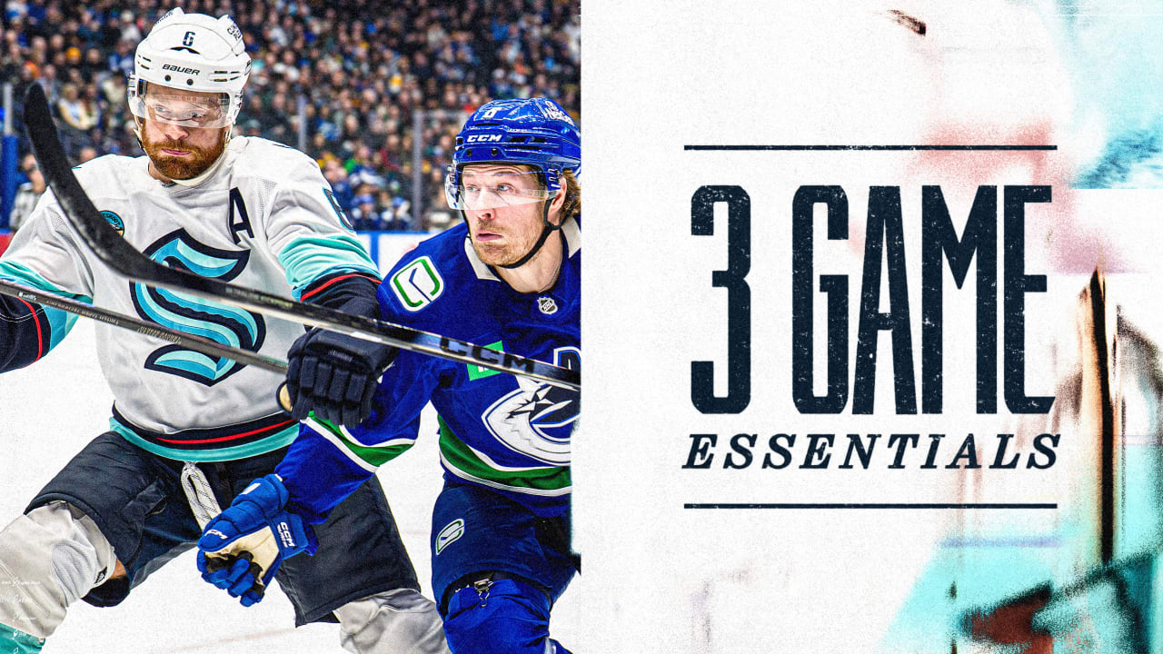 Kraken (29-26-9) at Canucks (20-37-8) | 7:00 p.m.