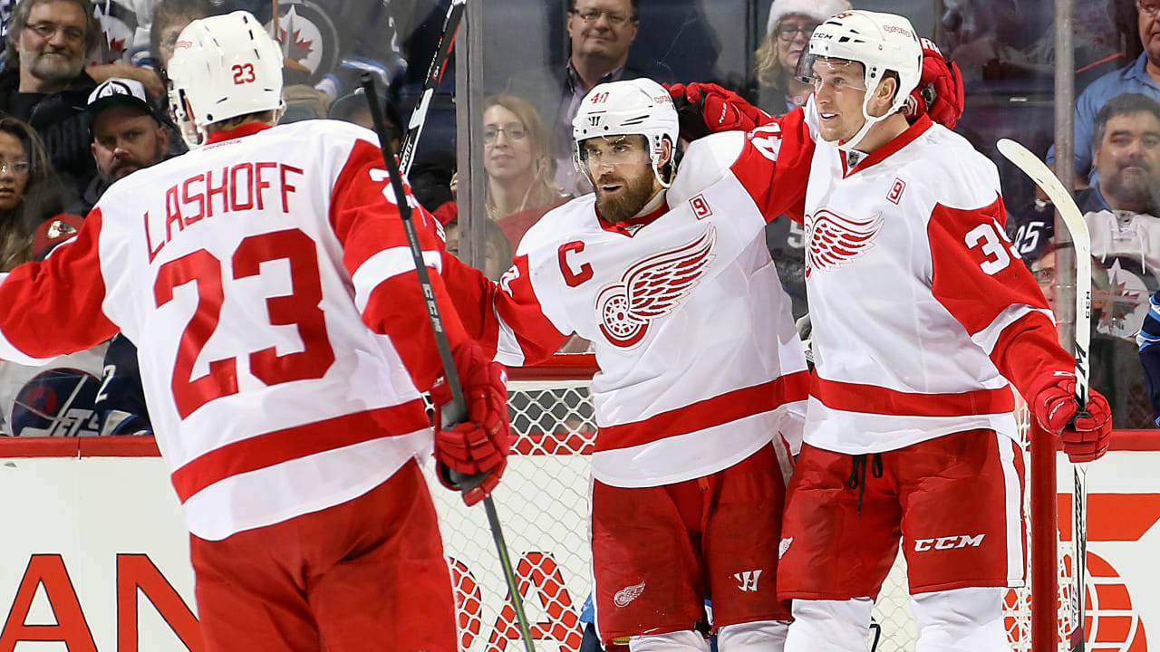 Detroit Red Wings Henrik Zetterberg Niklas Kronwall Tomas Tatar