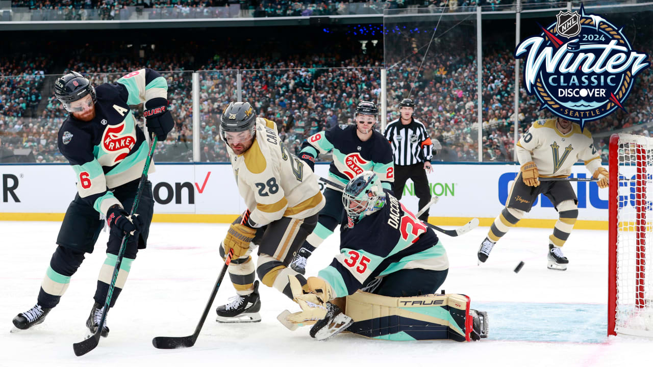 Seattle Kraken defeats Vegas Golden Knights 3-0 in 2024 NHL Winter Classic at T-Mobile Park