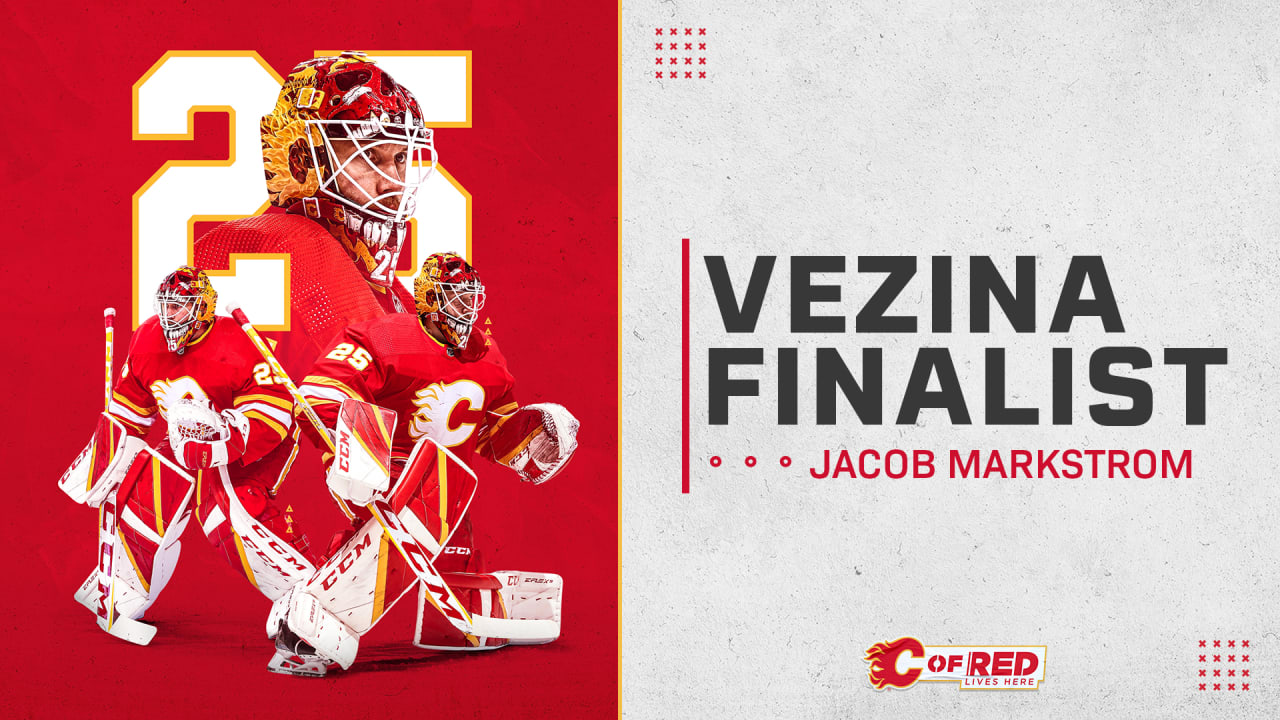 MARKSTROM NAMED VEZINA FINALIST | Calgary Flames