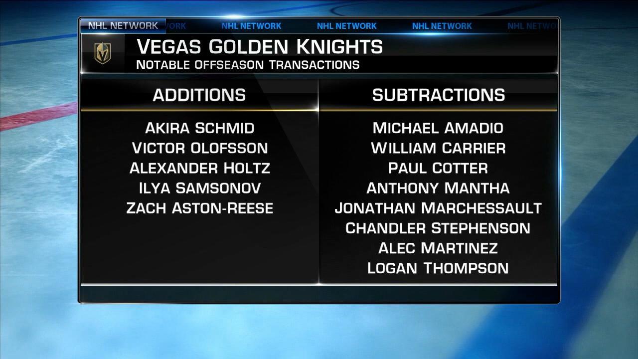 NHL Tonight Vegas Golden Knights offseason