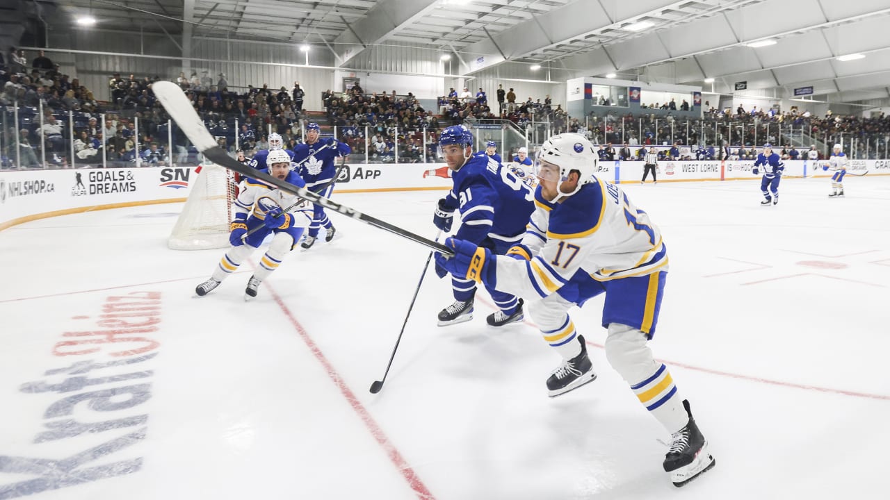 Preseason roundup Maple Leafs defeat Sabres at Kraft Hockeyville NHL