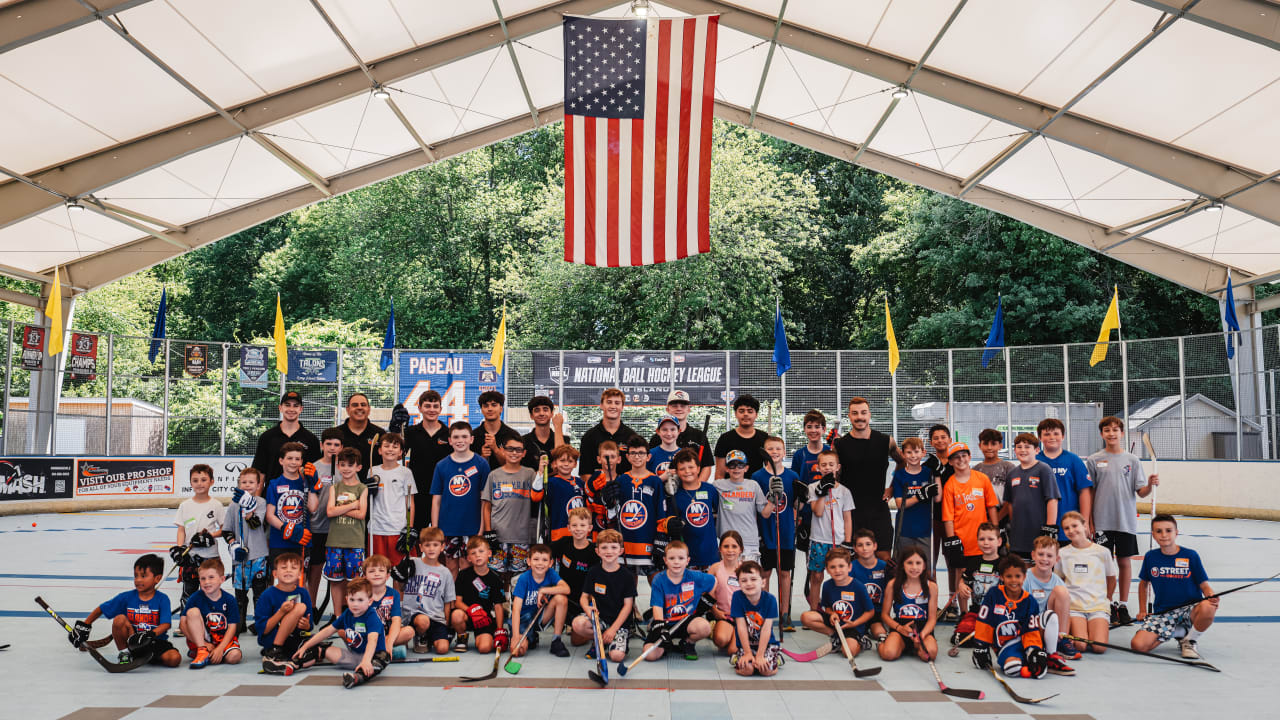 PHOTOS: Pageau at Dek Hockey in Massapequa