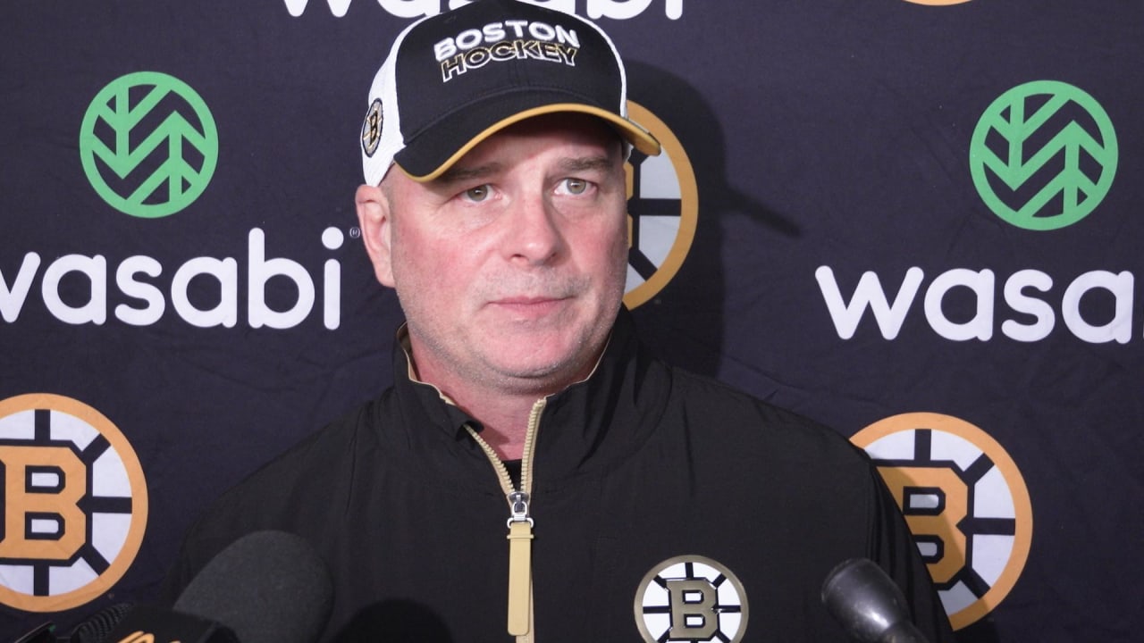 Press Room: Jim Montgomery | Boston Bruins