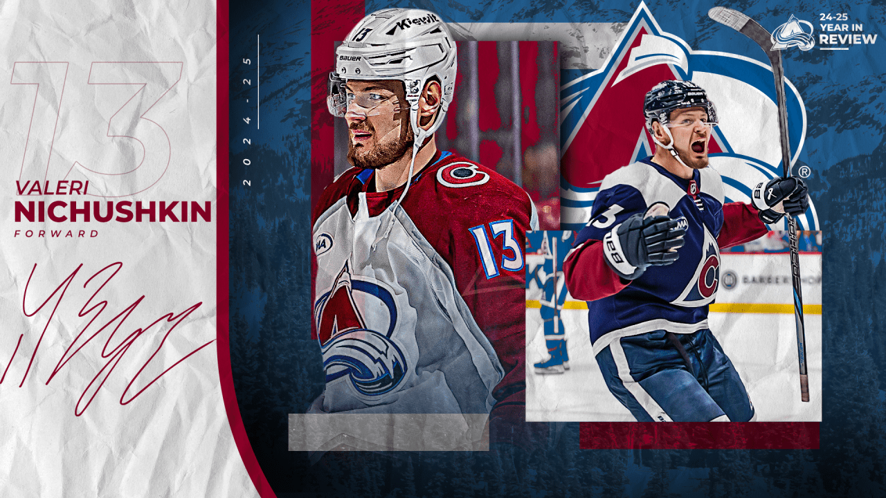All Aboard! Valeri Nichushkin Made Major Impact on Avalanche in 2024-25 | Colorado Avalanche