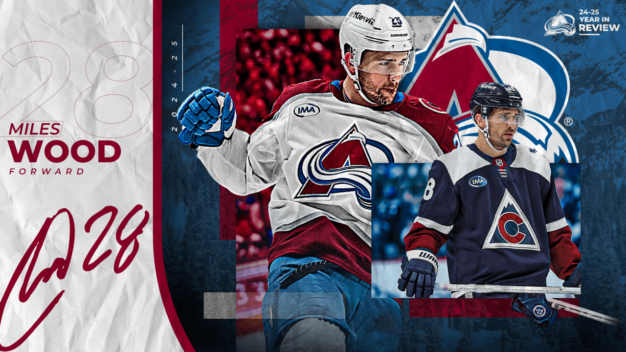 Miles Wood Battled Back to Reach Milestone in Second Season with Avalanche | Colorado Avalanche