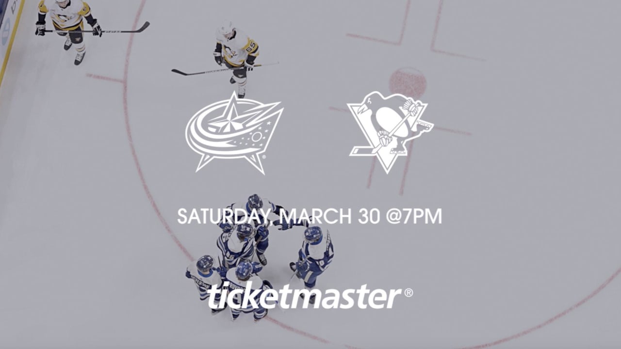 Ticketmaster Matchup Blue Jackets vs. Penguins Columbus Blue Jackets