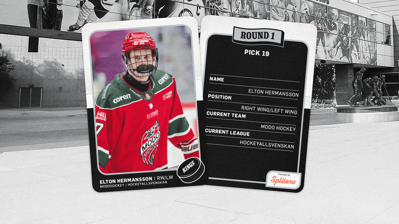 LA Kings Select Forward Elton Hermansson With 19th Pick in 2026 NHL Draft