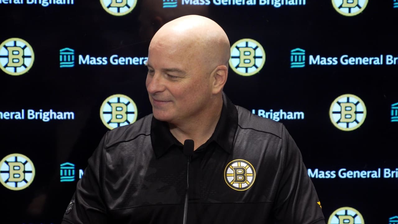 Press Room: Jim Montgomery | Boston Bruins