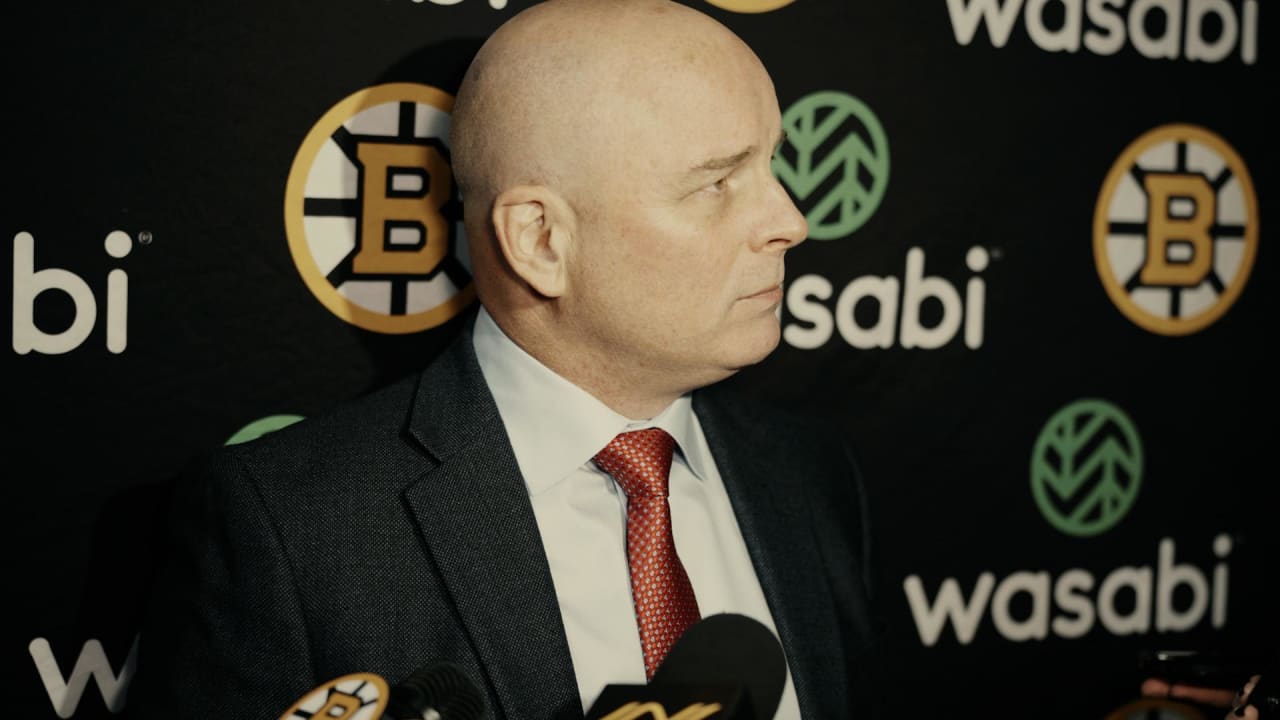 Press Room: Jim Montgomery | Boston Bruins