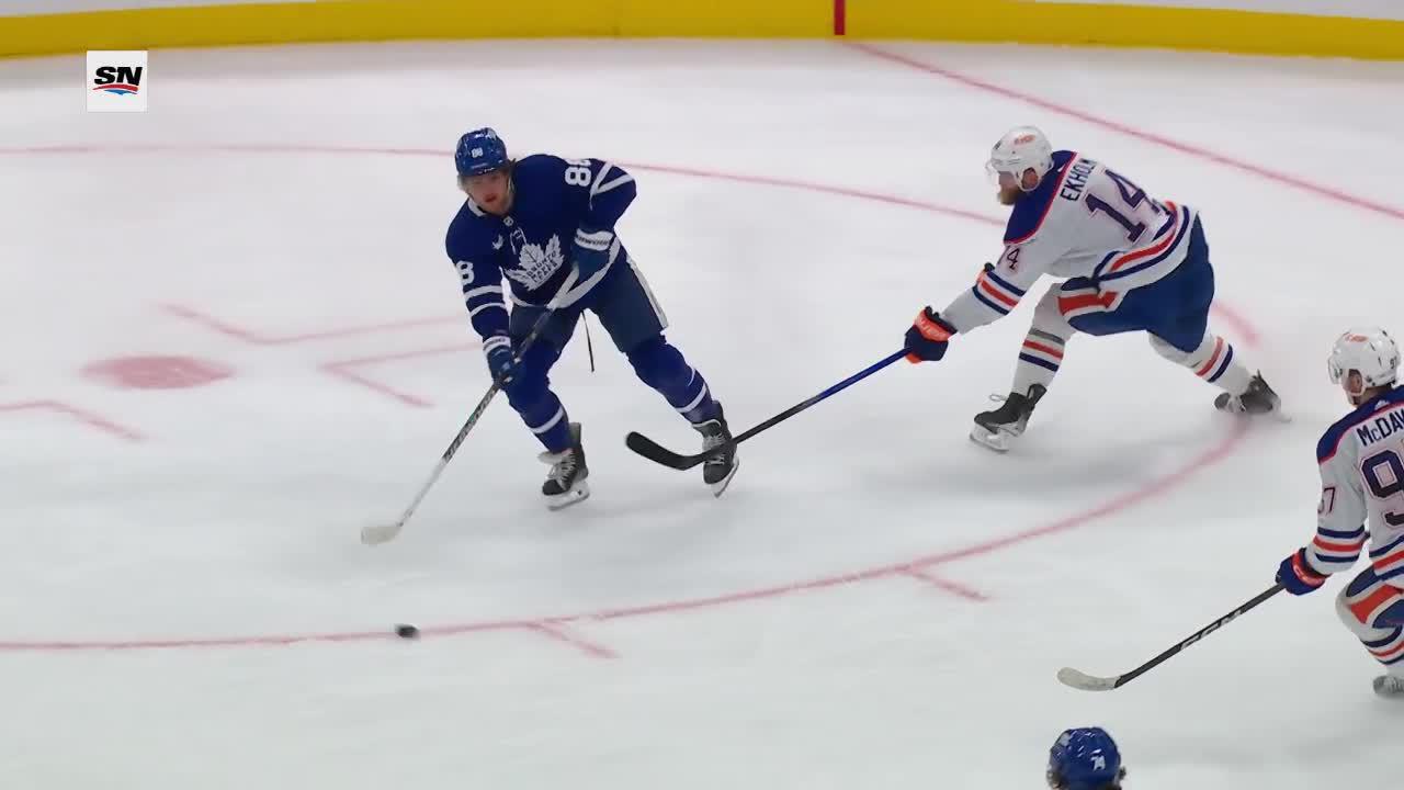 EDM@TOR: McMann scores goal against Stuart Skinner | Toronto Maple Leafs