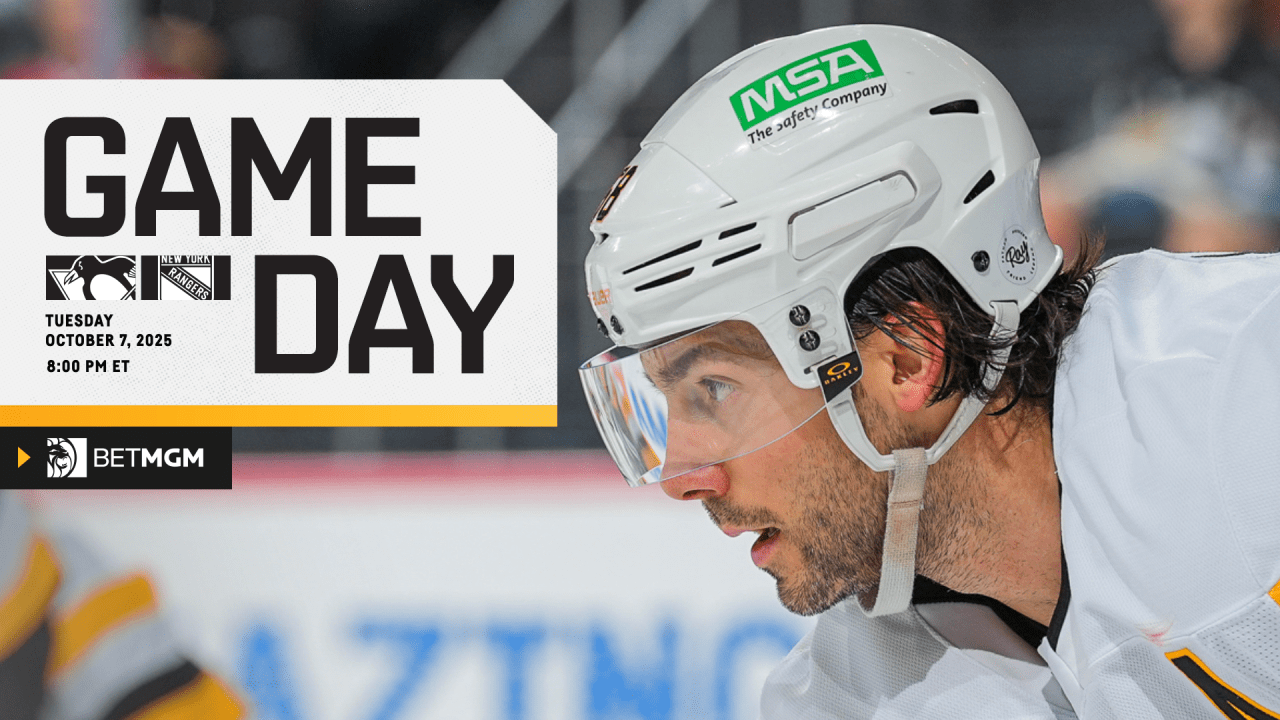 Game Preview: 10.07.25 at NY Rangers | Pittsburgh Penguins