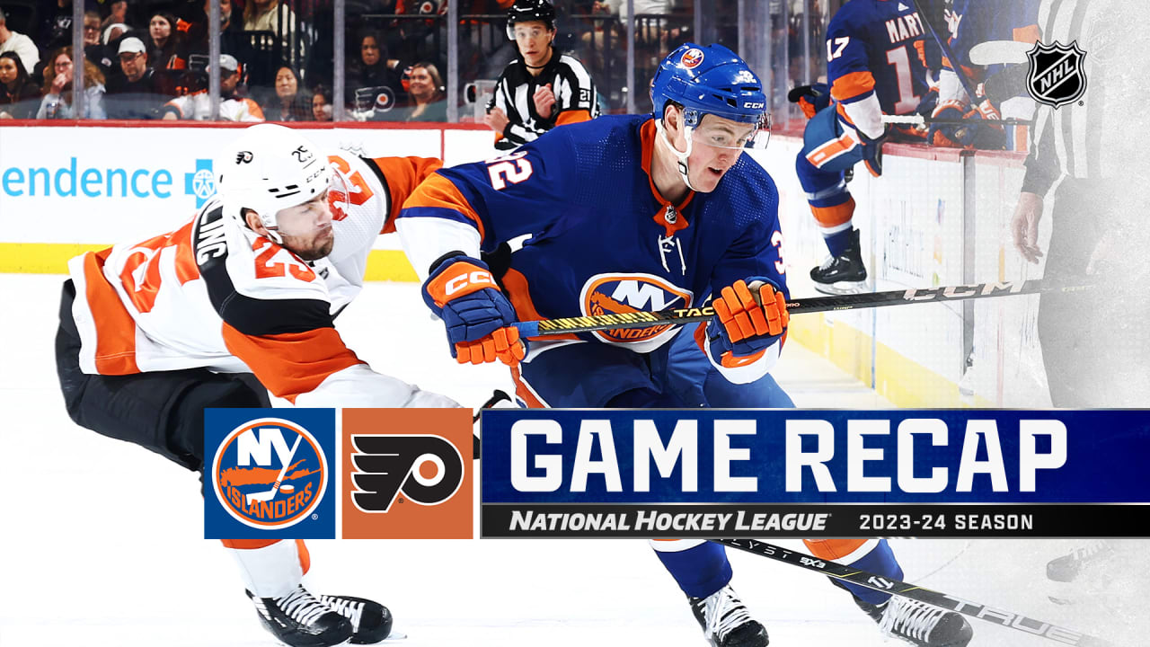 Islanders recover, defeat Flyers in OT to gain in East wild-card race |  NHL.com