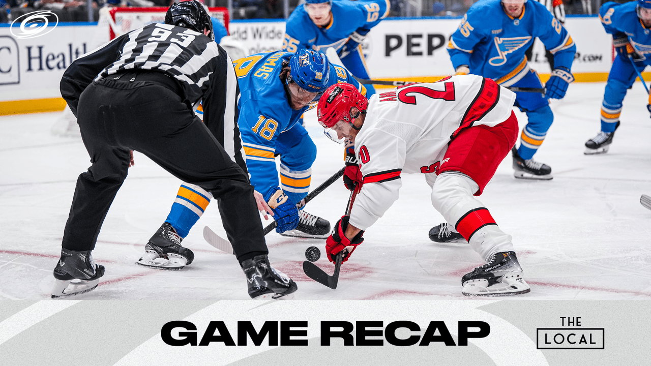 Recap Canes Come Up Short In St. Louis Carolina Hurricanes