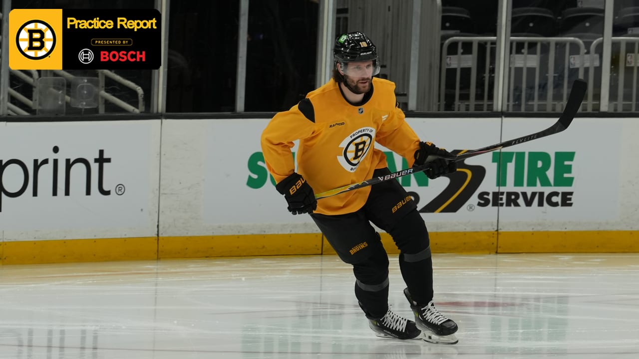 Practice Report: Bruins Gear Up For Regular-Season Finale | Boston Bruins