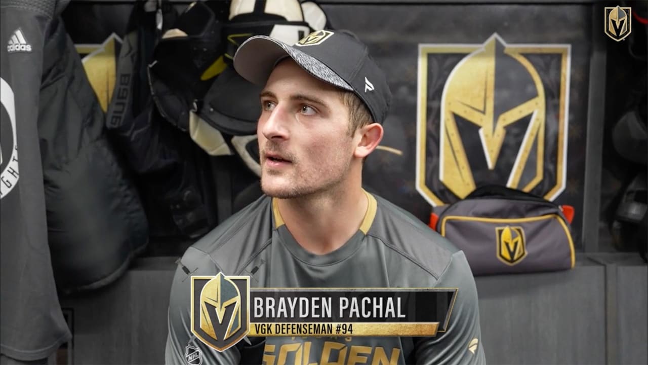 Brayden Pachal Availability 9/22 Vegas Golden Knights