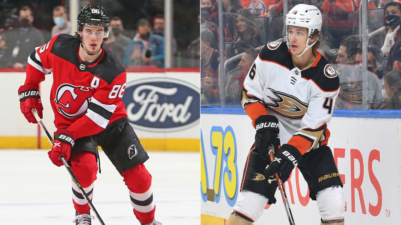 Hughes, Zegras ready to trade laughs, highlights when Devils host Ducks ...