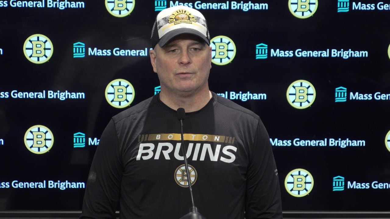 Press Room: Jim Montgomery | Boston Bruins