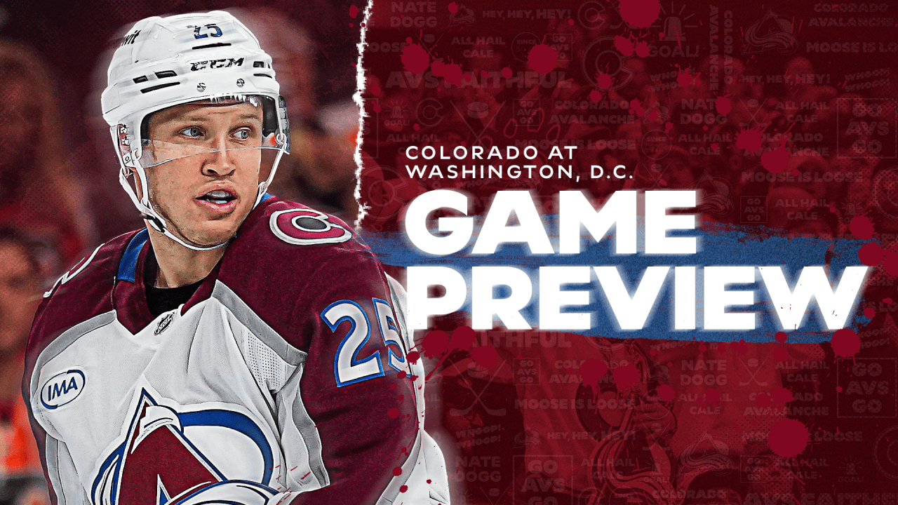 Seeking Revenge Against the Capitals | Colorado Avalanche