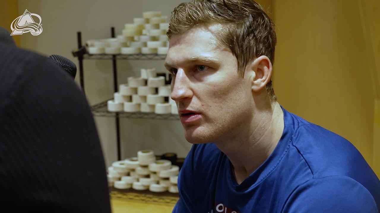Postgame MacKinnon (Jan. 13) Colorado Avalanche