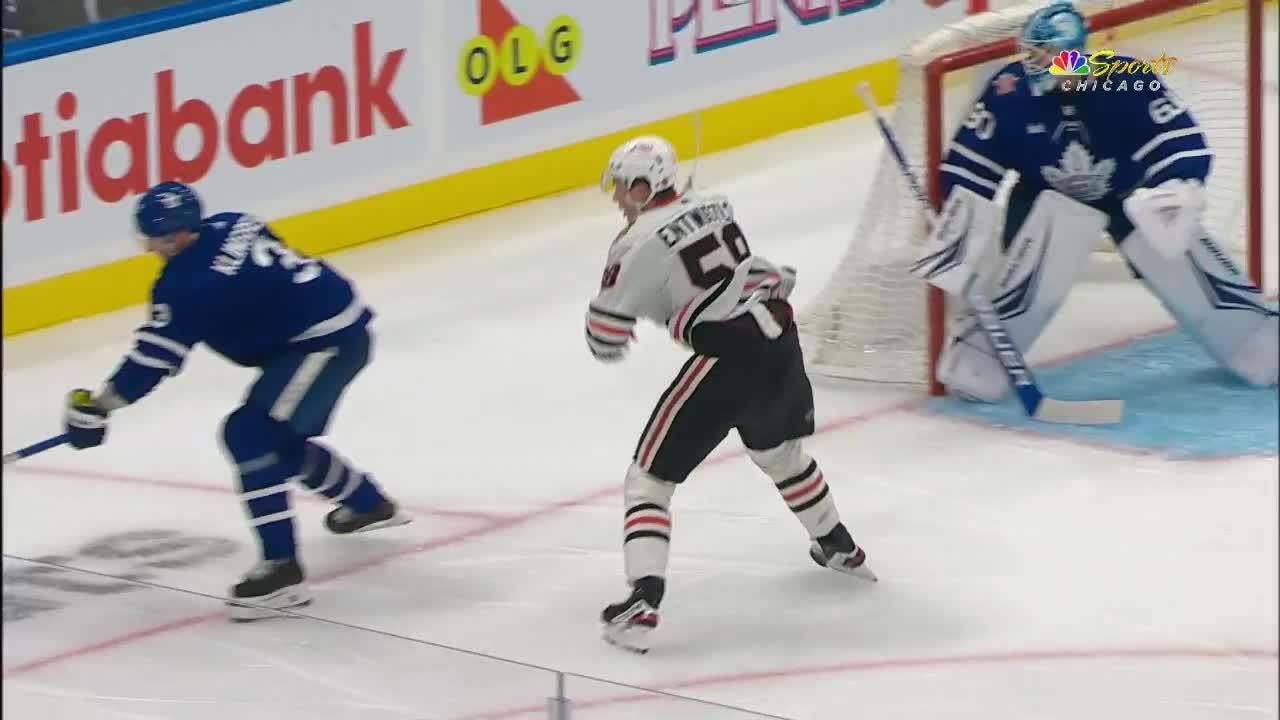 Mackenzie Entwistle with a Goal vs. Toronto Maple Leafs Chicago