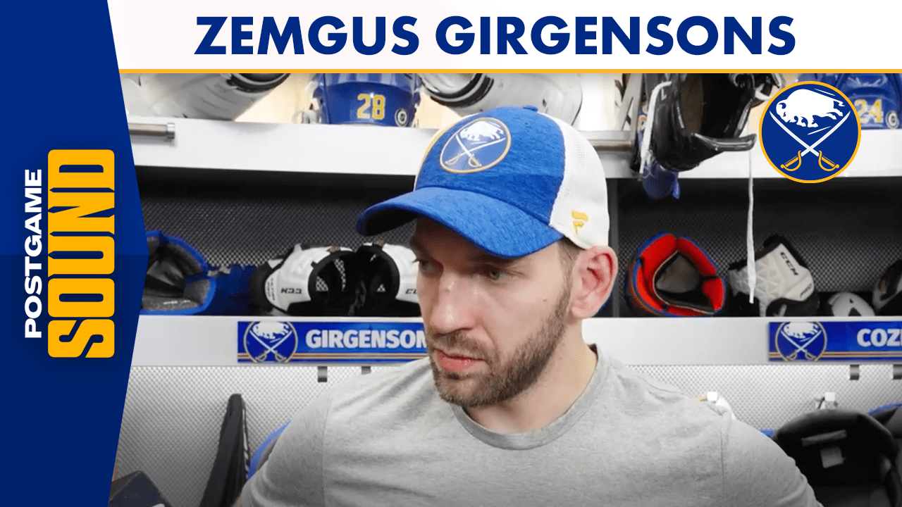 Girgensons Postgame vs. TBL Buffalo Sabres