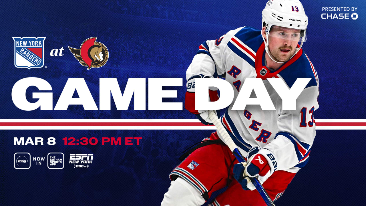 Rangers at Senators: Pregame Notes | New York Rangers