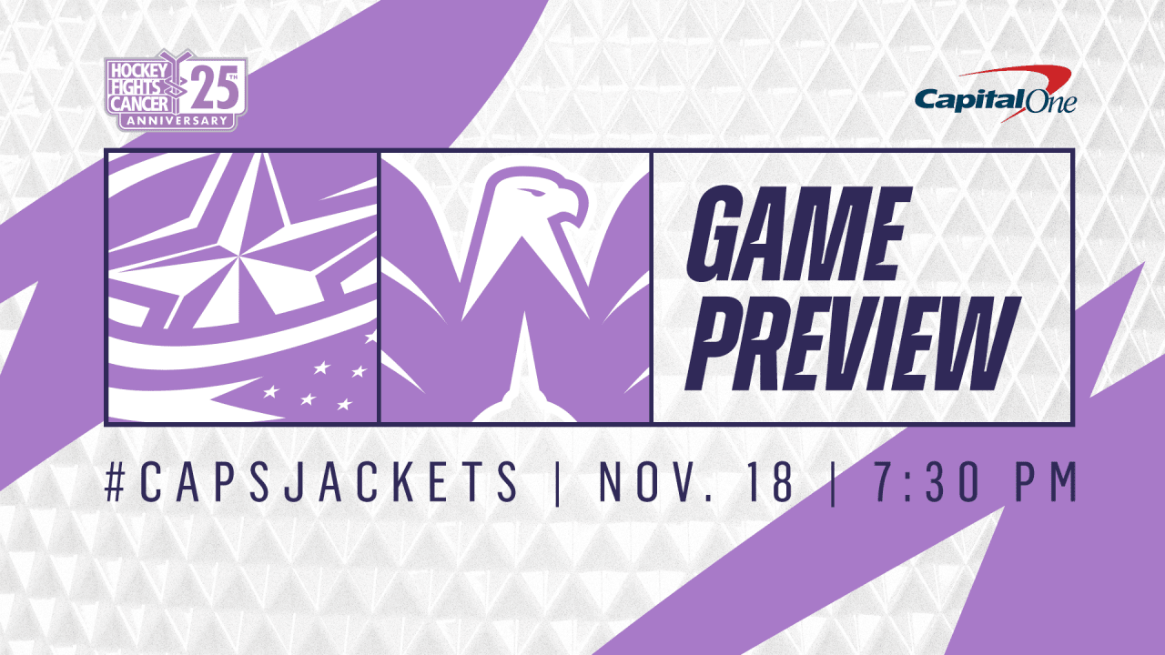 Caps Host Columbus Washington Capitals