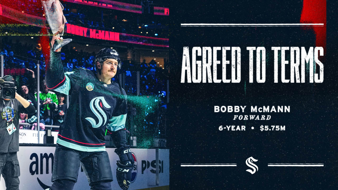 High scoring wing Bobby McMann Staying With Kraken