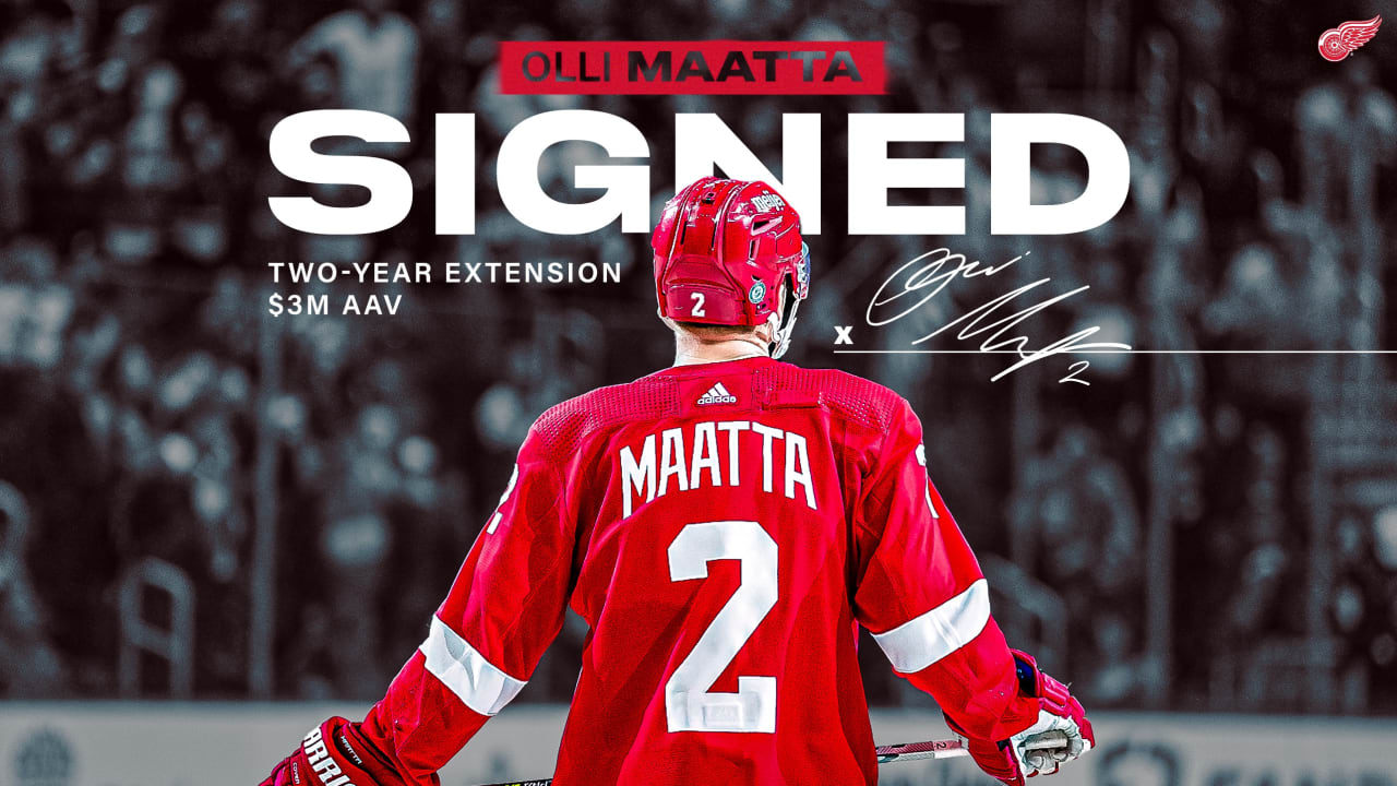 Red Wings sign Olli Maatta to 2-year, $6 million extension