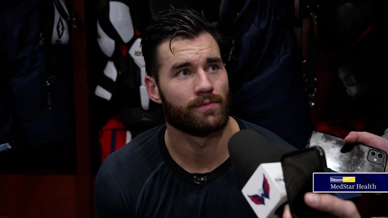 Postgame Tom Wilson Washington Capitals