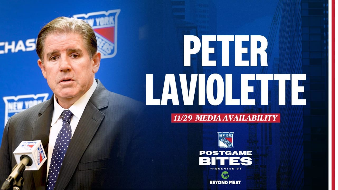 Postgame: Laviolette | New York Rangers