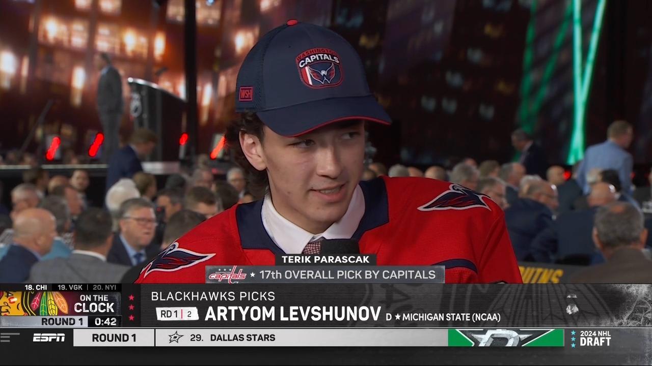 Parascak Draft Night Interview | Washington Capitals