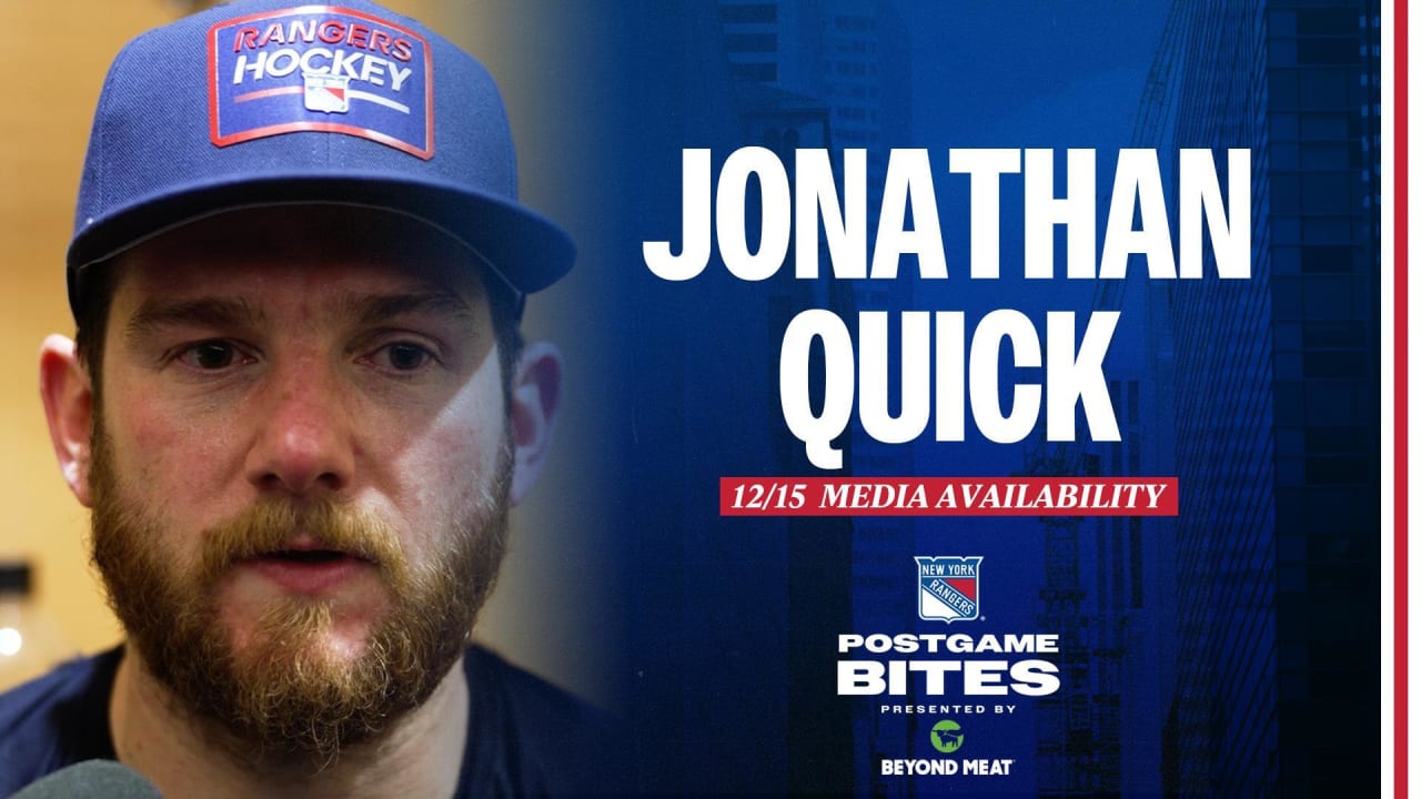 Postgame Quick New York Rangers