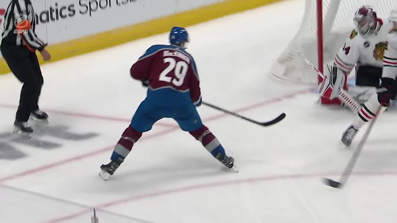 MacKinnon extends the lead