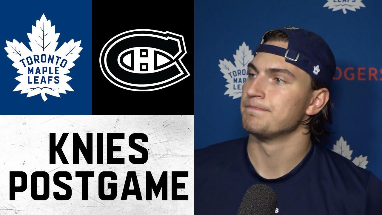 Matthew Knies | Post Game | Toronto Maple Leafs