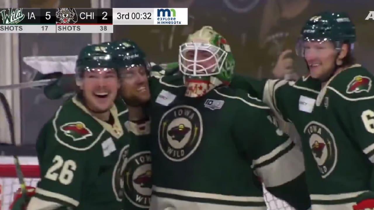 Wild Goalie Prospect Scores Long-distance Goal In AHL Game | NHL.com