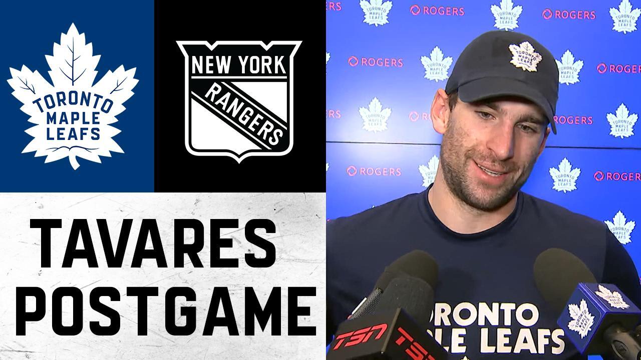 John Tavares Post Game Toronto Maple Leafs