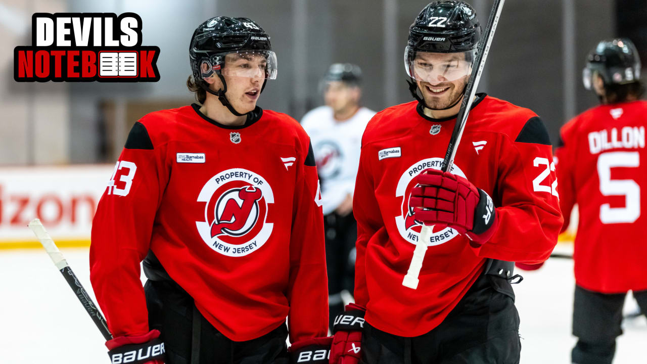 Devils Practice Monday Ahead of Busy Week | NOTEBOOK | New Jersey Devils