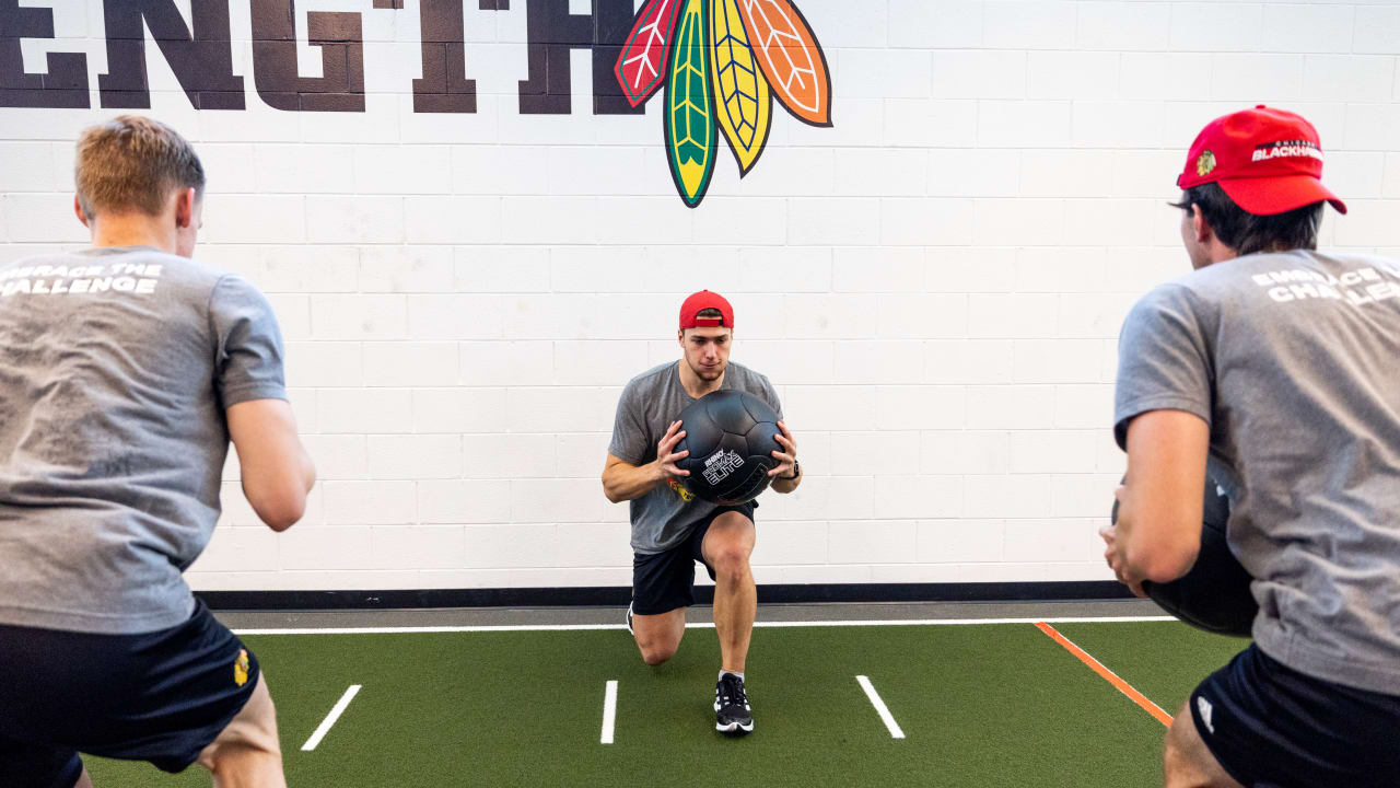 Development Camp 2023 OffIce Workouts Chicago Blackhawks